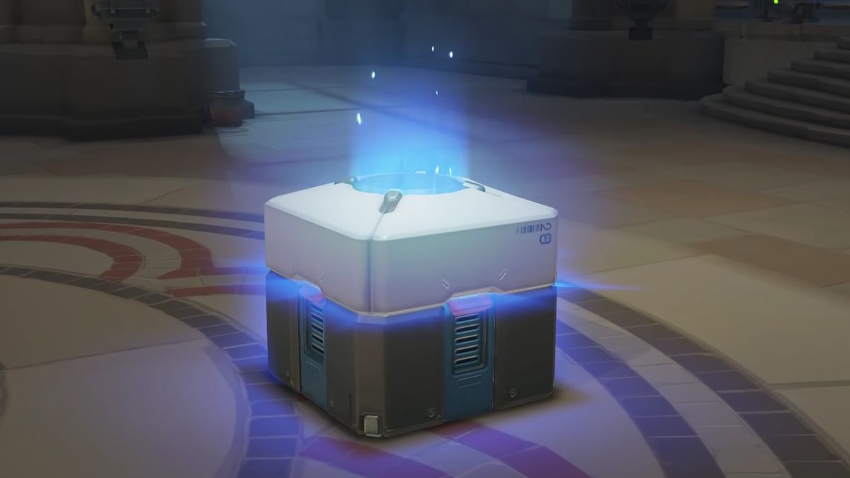 Loot Box w grze Overwatch.