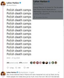 "Polskie obozy śmierci, polskie obozy śmierci…". Izraelska reporterka rzuca oskarżenia