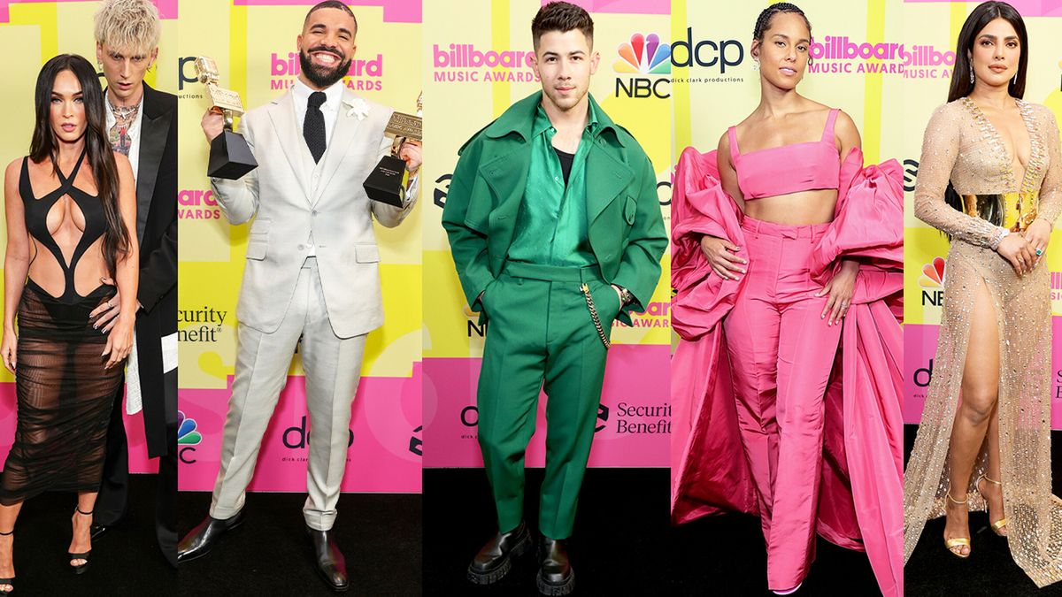 Billboard Music Awards 2021. Kreacje gwiazd na czerwonym dywanie: Megan Fox, Alicia Keys, Priyanka Chopra