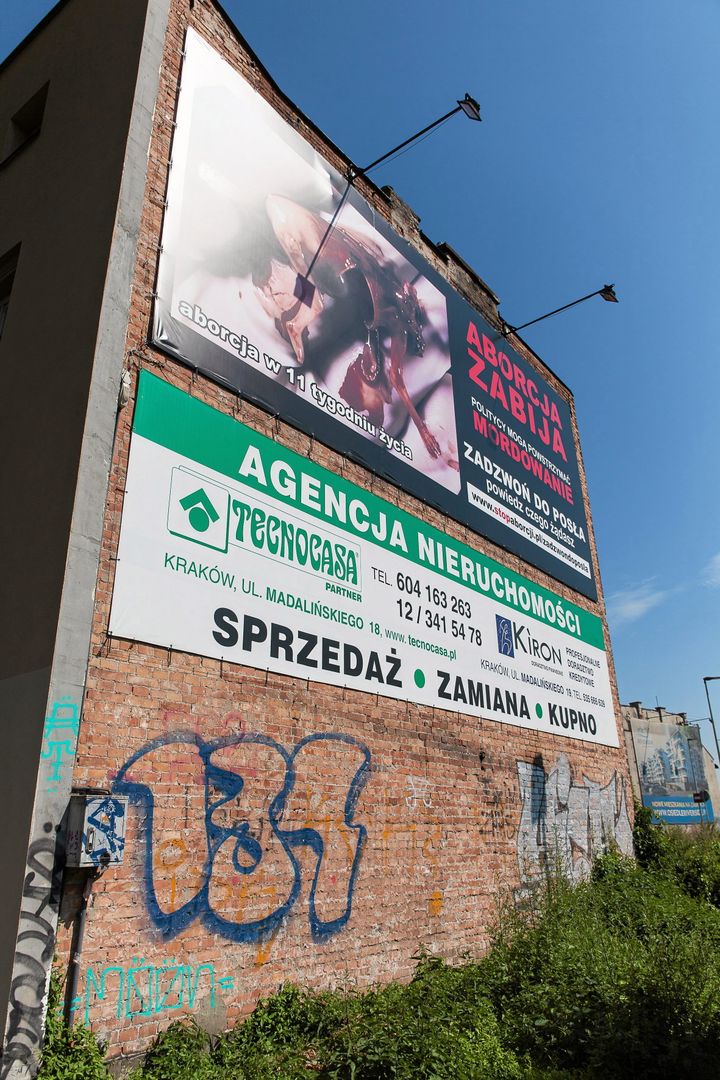  Kraków: jest wyrok ws. skandalicznego billboardu. Działacz pro life uniewinniony 