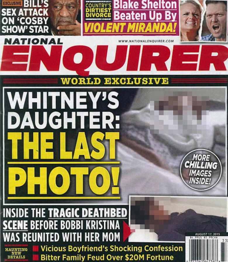"Ostatnie zdjęcia córki Whitney Houston" – National Enquirer