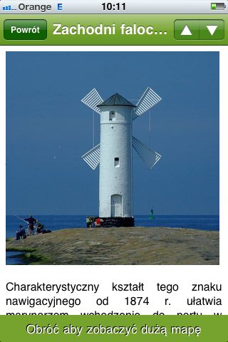 Pierwszy polskojęzyczny przewodnik turystyczny dla iPhone'a