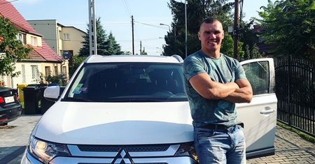 Mateusz Masternak odzyskał auto. Mitsubishi skradziono mu, kiedy spał
