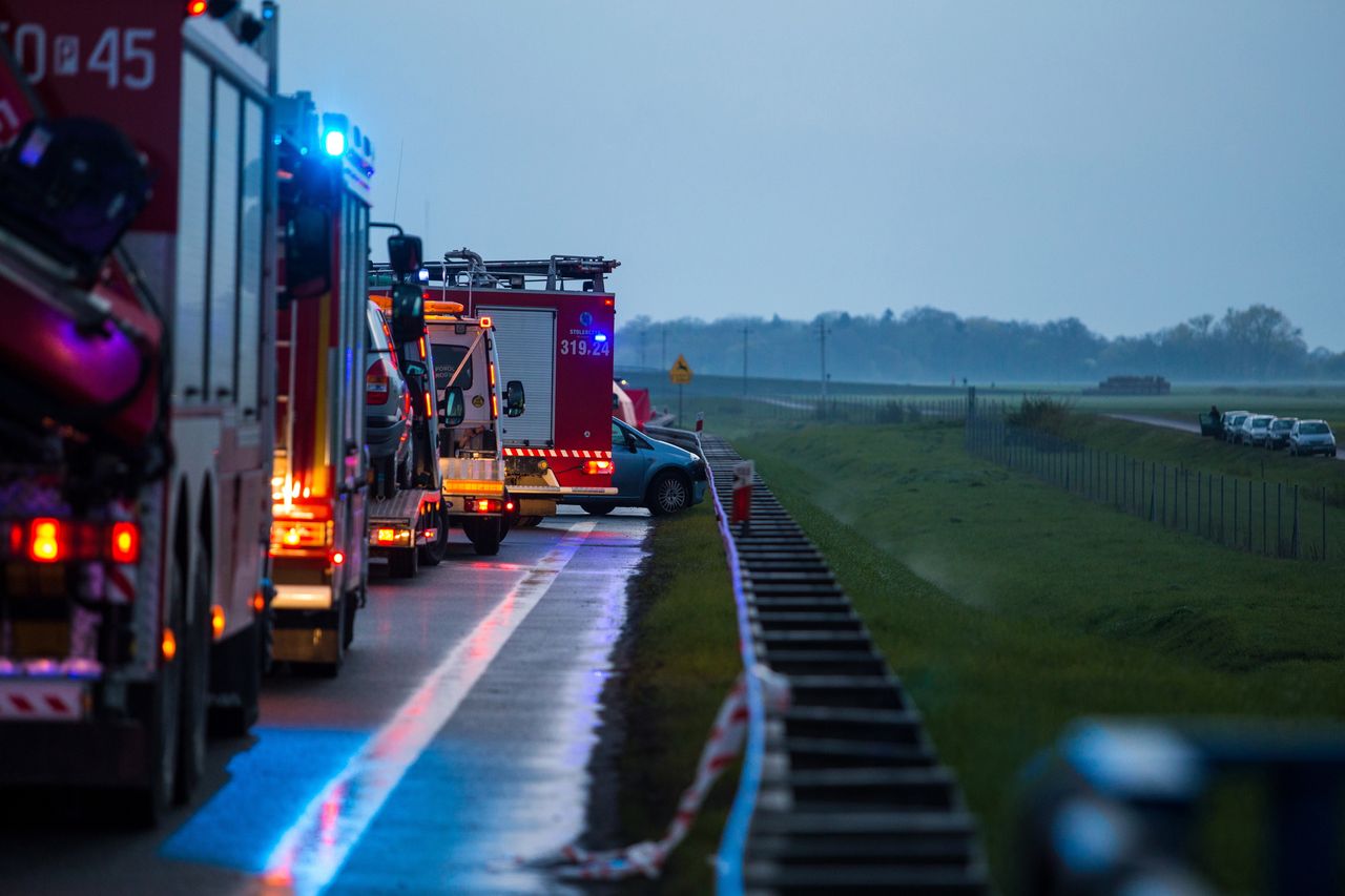 Wypadek na trasie S1 w Sosnowcu. Zderzyło się pięć aut. Są ranni