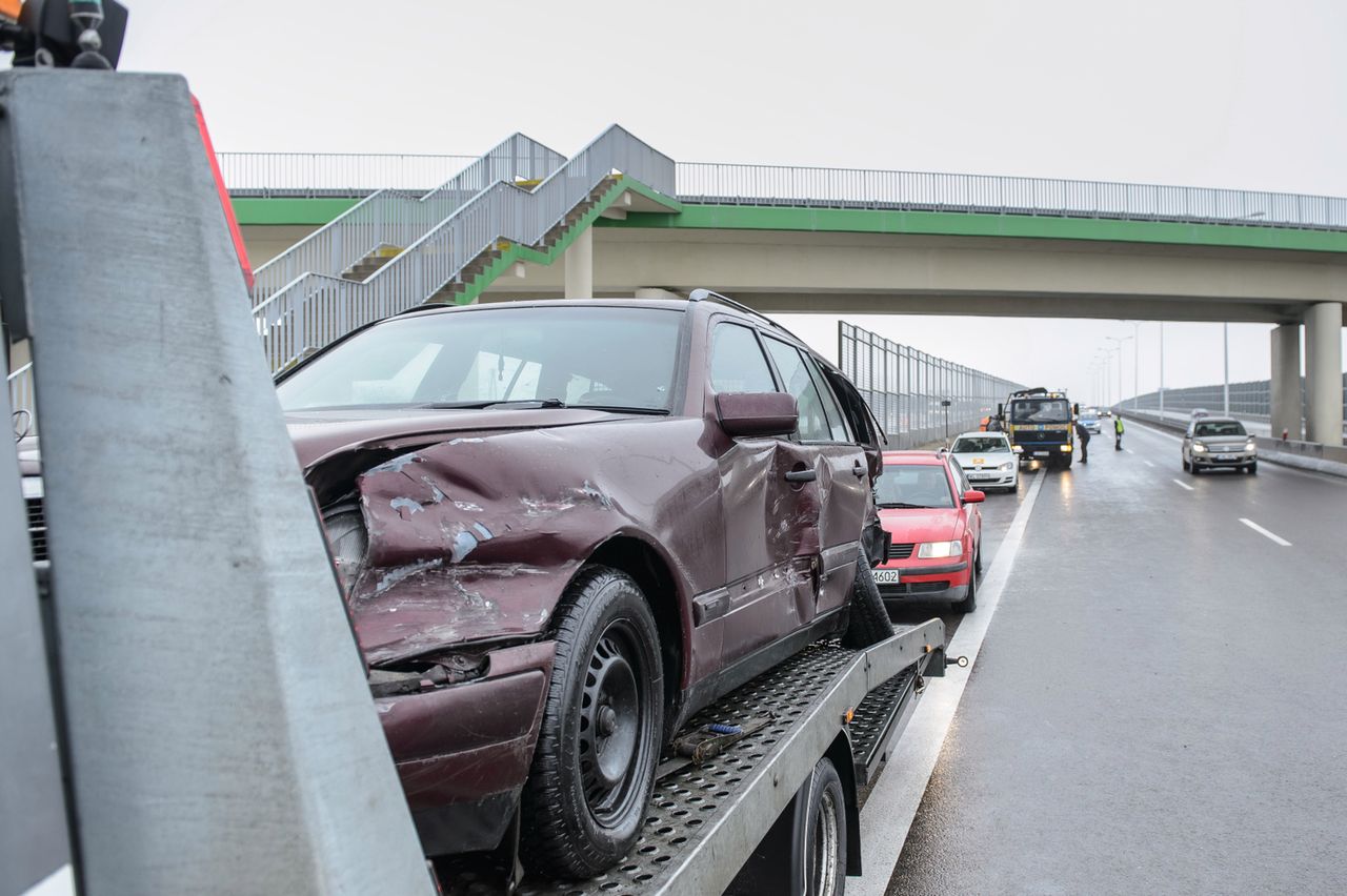 Karambol w Łódzkiem. 7 osób rannych, wśród nich dziecko 