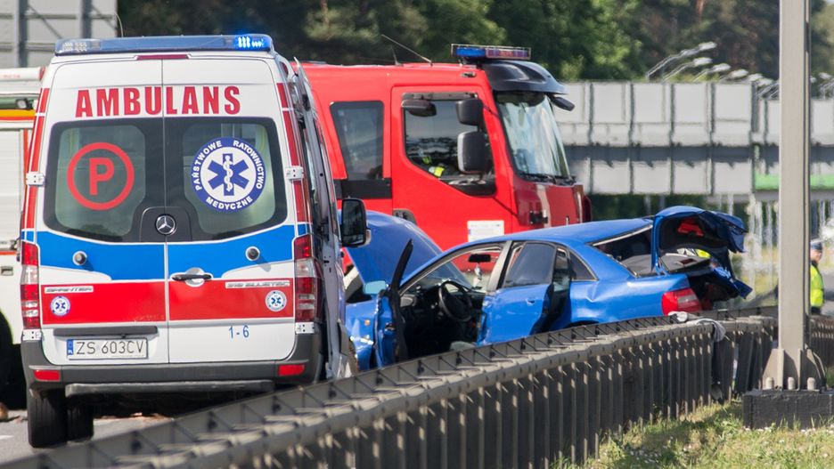 Świętokrzyskie. Utrudnienia na drodze S7 Warszawa-Kraków. W wypadku i karambolu 5 osób zostało rannych (zdj. ilustracyjne)