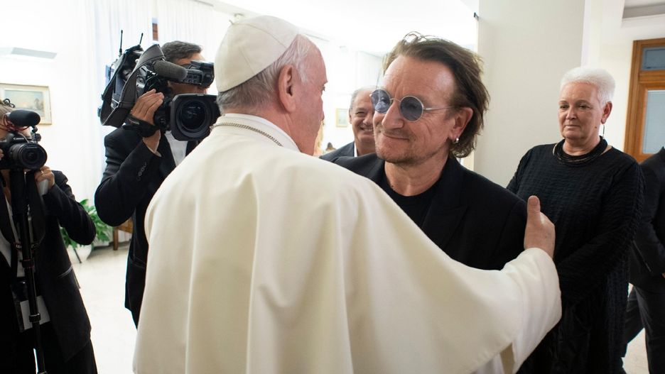 Papież Franciszek i Bono
