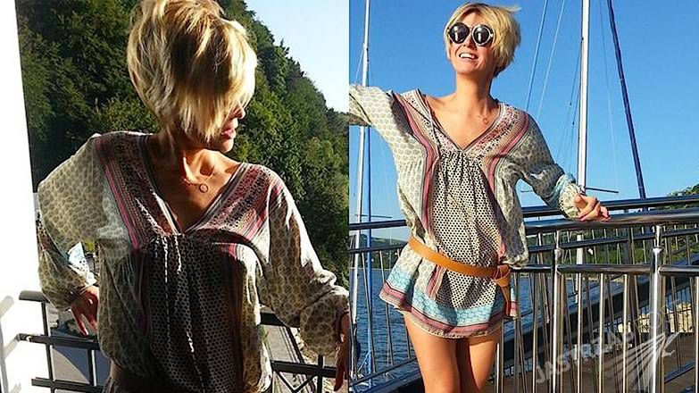 Zdjęcia z wakacji Magdy Mołek w Polsce na Facebooku i Instagramie