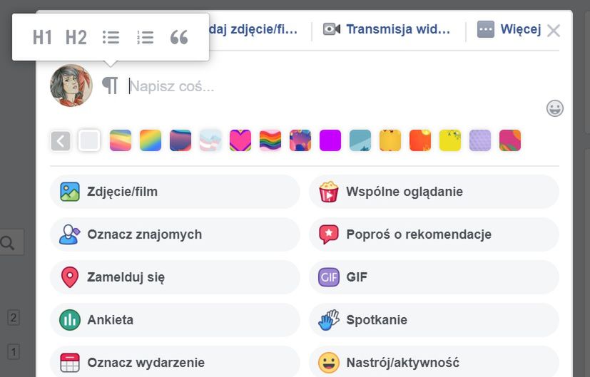 Formatowanie postów na grupach i fanpage'ach będzie znacznie łatwiejsze 