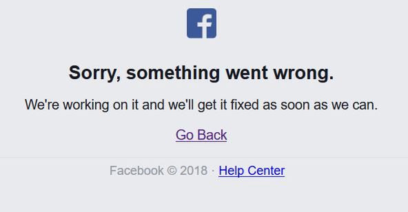 "Facebook nie działa". Tak, to ogromny problem
