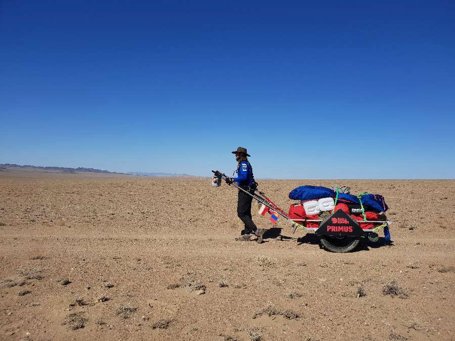 Polak pierwszym człowiekiem w historii, który samotnie przemierzył pustynię Gobi