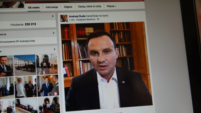 Andrzej Duda był aktywny w mediach społecznościowcyh