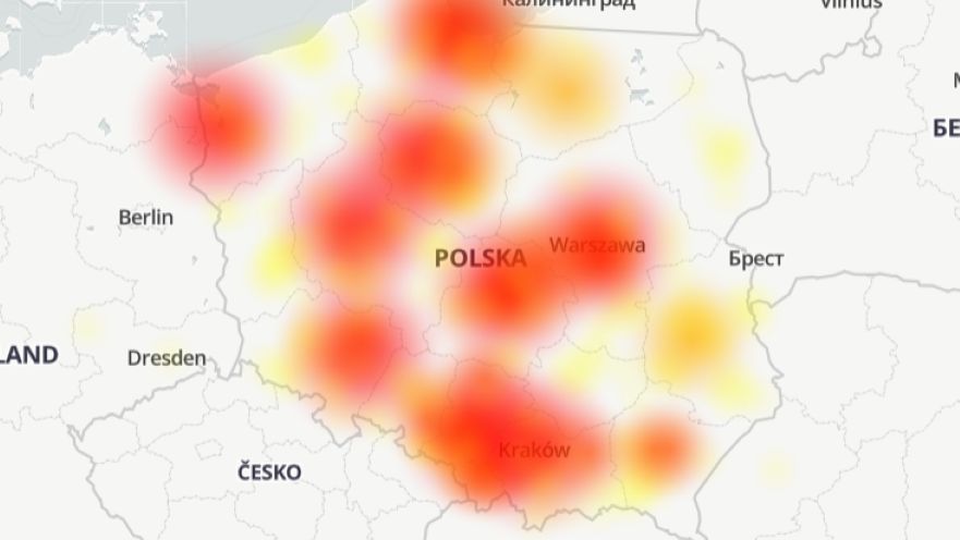 Facebook nie działa, ale tylko w Polsce