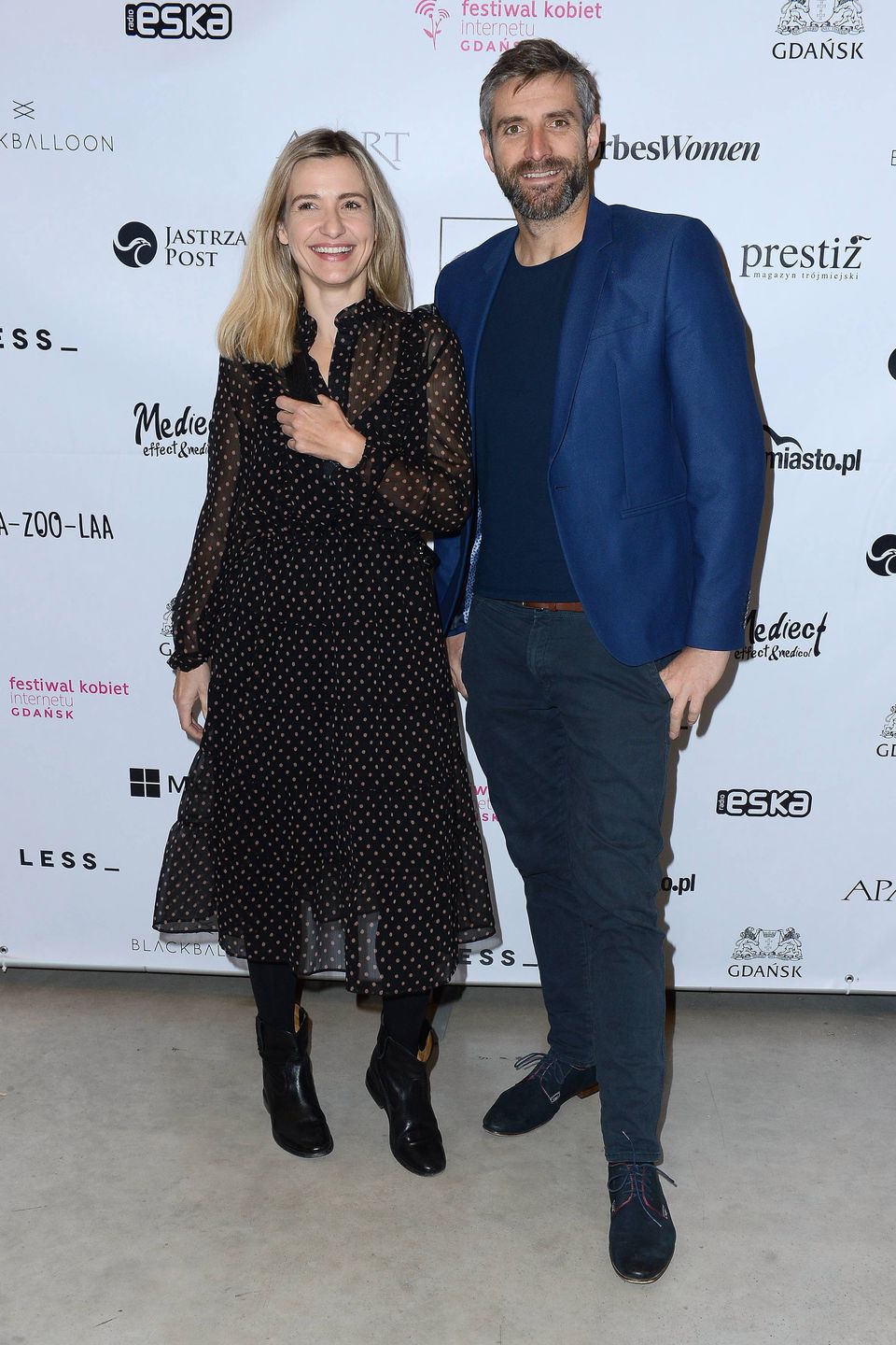 Joanna Koroniewska i Macej Dowbor  - Festiwal Kobiet Internetu, materiały prasowe/ Szymon Kos