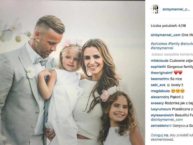 Ślubna sesja Sary Boruc i Artura Boruca z dziećmi