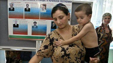 Głosowanie w Groznym