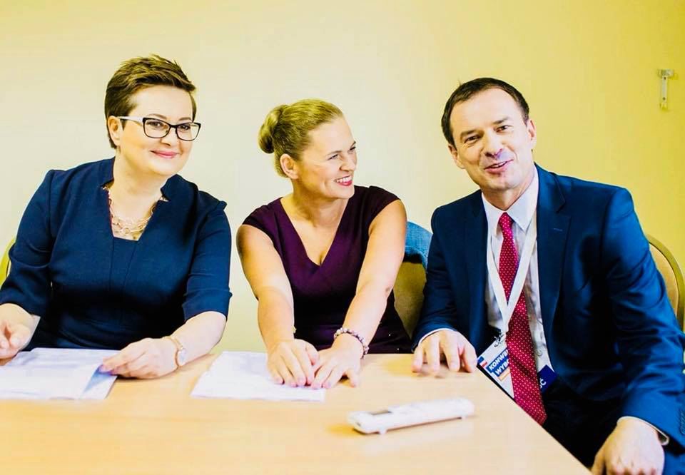 Katarzyna Lubnauer, Barbara Nowacka i Piotr Borys 