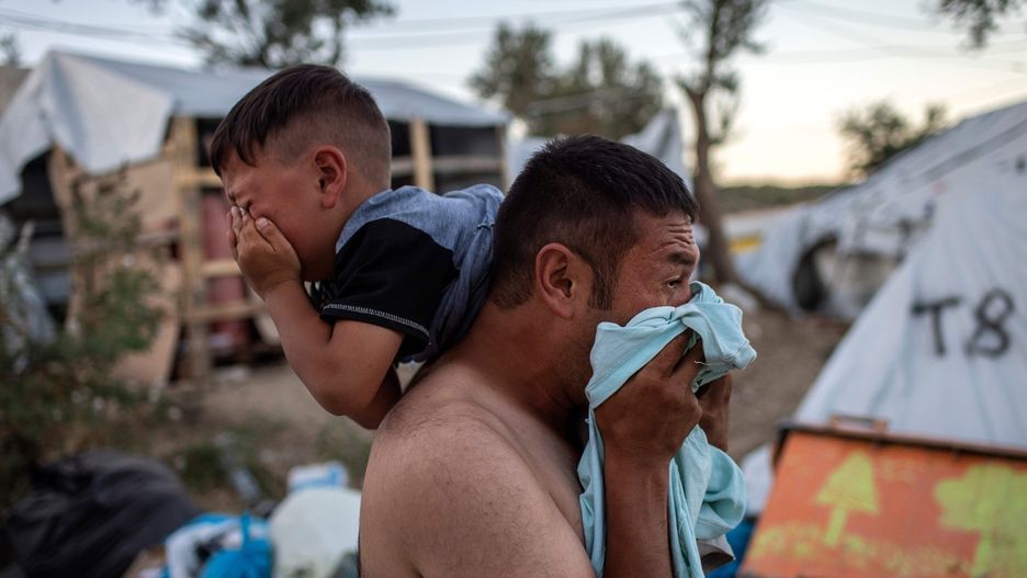 Lesbos. Musiała interweniować policja