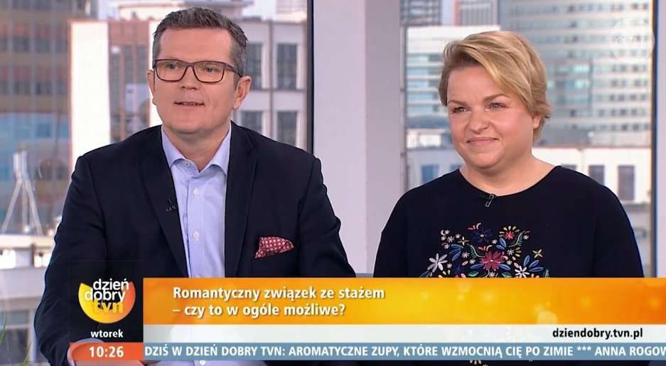Katarzyna Bosacka pierwszy raz pokazała się z mężem w telewizji