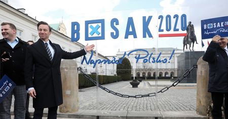 Wybory prezydenckie 2020. Krzysztof Bosak z hasłem wyborczym