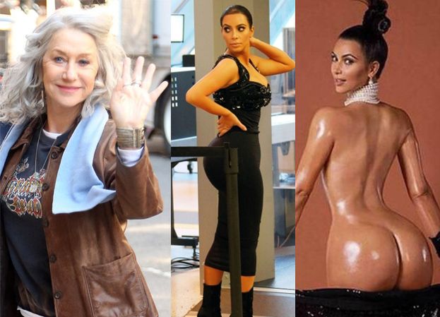 Helen Mirren chwali Kim Kardashian: "Dzięki niej można mieć dziś dużą pupę! To wspaniałe"