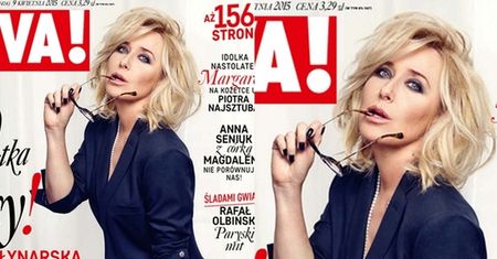50-letnia Młynarska w pończochach na okładce "Vivy"!