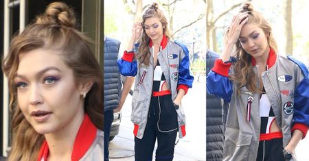 Dumna Gigi Hadid chwali się stylizacją własnego "projektu"