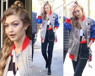 Dumna Gigi Hadid chwali się stylizacją własnego "projektu"