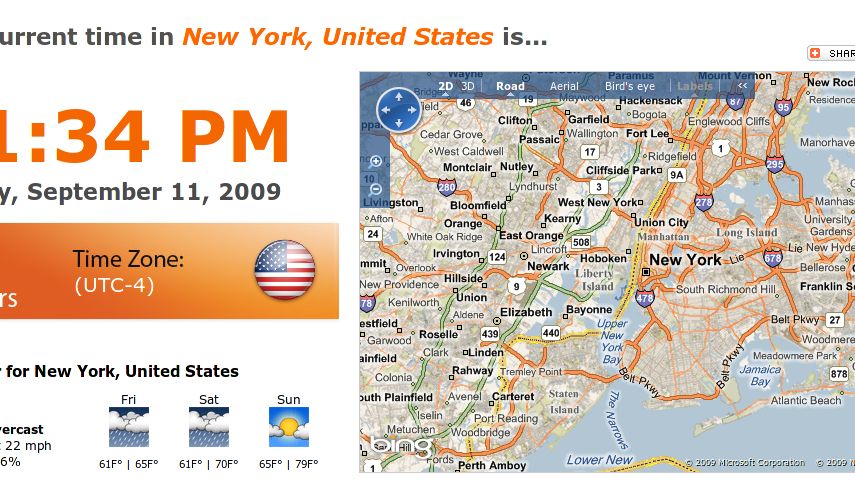 Sprawdź jaka jest godzina i pogoda w dowolnym miejscu na świecie 1