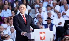 Nawrocki o kosztach wet. To wypomniał rządzącym