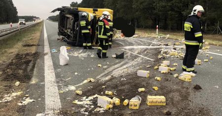 Takiej interwencji nikt się nie spodziewał. Niecodzienny widok na A4
