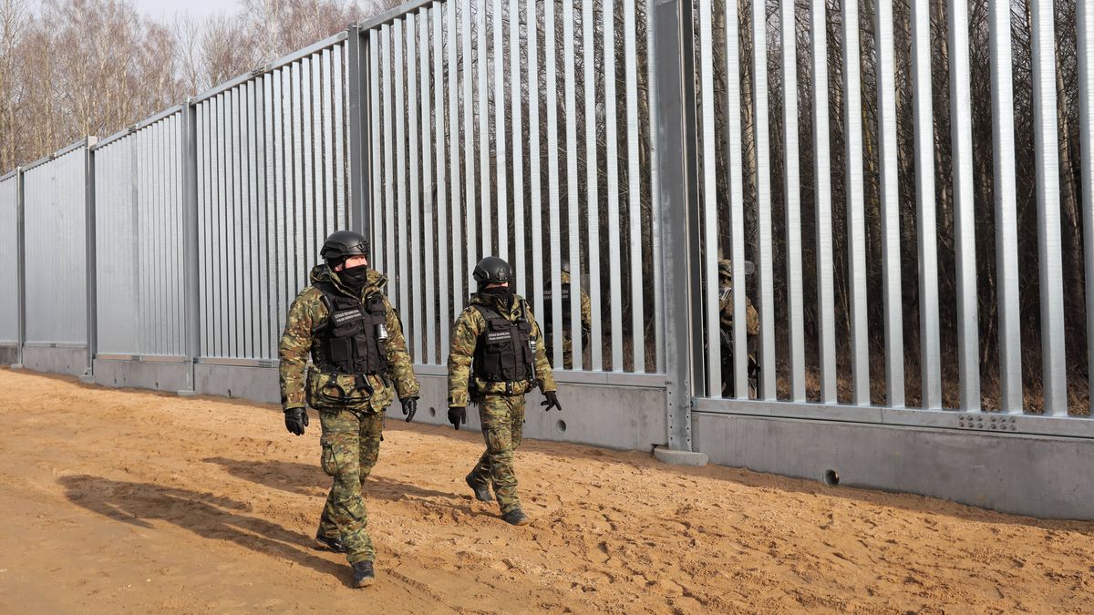 Zapora na granicy z Białorusią 