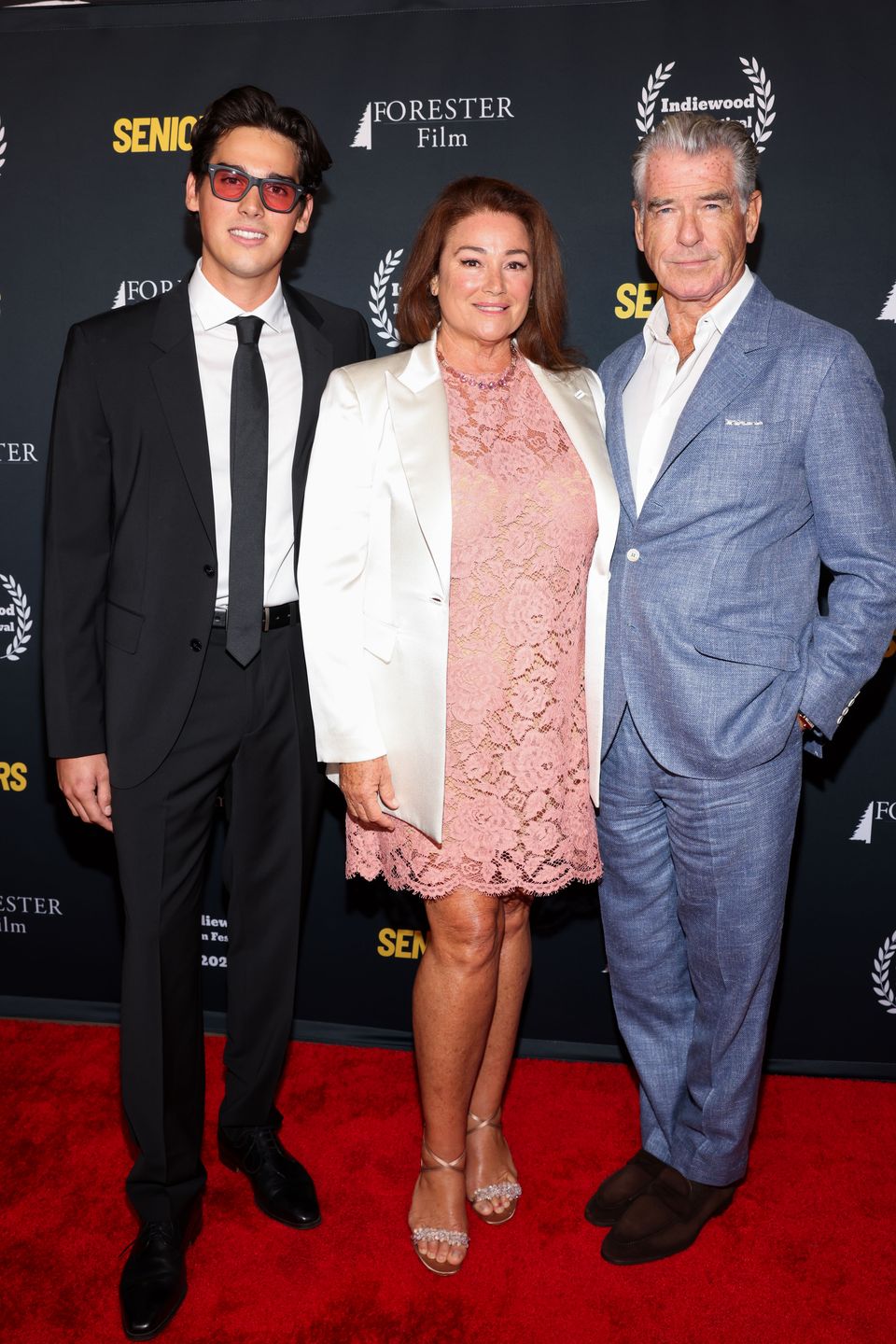 Paris Brosnan, Keely Shaye Smith i Pierce Brosnan
