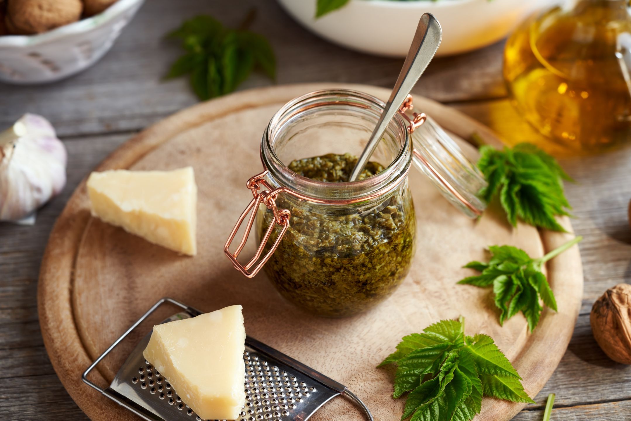 Pesto z podgarycznikiem? Warto spróbować. 