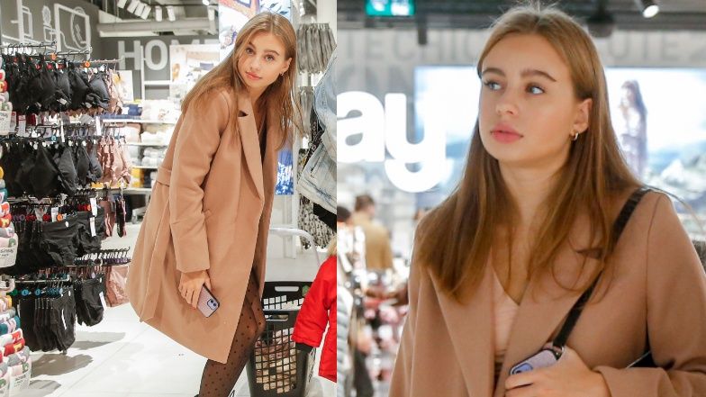 Celebrytki pozują na ściance podczas otwarcia sklepu