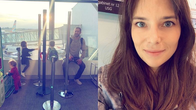 Anna Czartoryska chwali się rodzinnym zdjęciem z lotniska: "Odlot przed odlotem"