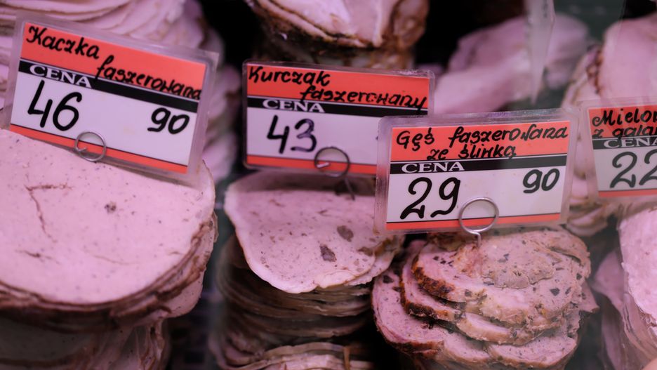 produkty spo�ywcze
Albert Zawada
kie�basy, mi�so, produkty, sklep, spo�ywcze, spo�ywczy, szynka, w�dlina, w�dliny, cen, ceny, dro�ej, dro�yzna, Hala Mirowska, inflacja, jedzenie, koszt, koszt�w, koszty, podro�a�y, podwy�ka, wy�sze, wzrost cen, zwi�kszenie, cena