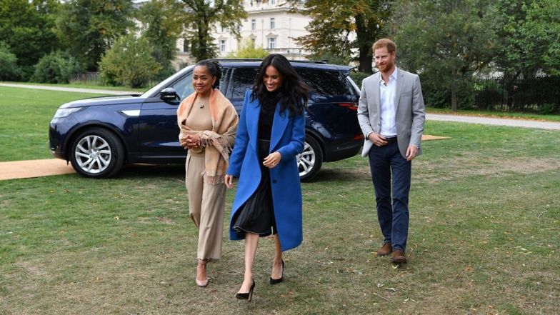 książę Harry, Meghan Markle, Doria Ragland

