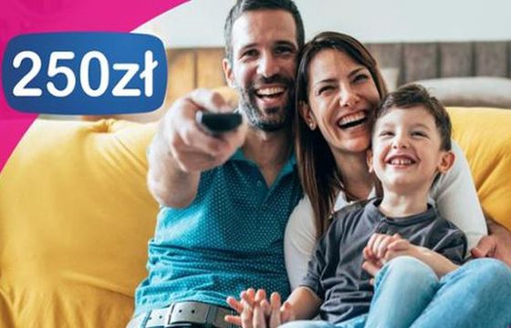250 zł dofinansowania na zakup telewizora, 100 zł - na zakup dekodera
