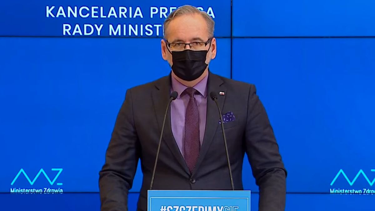 Minister zdrowia Adam Niedzielski