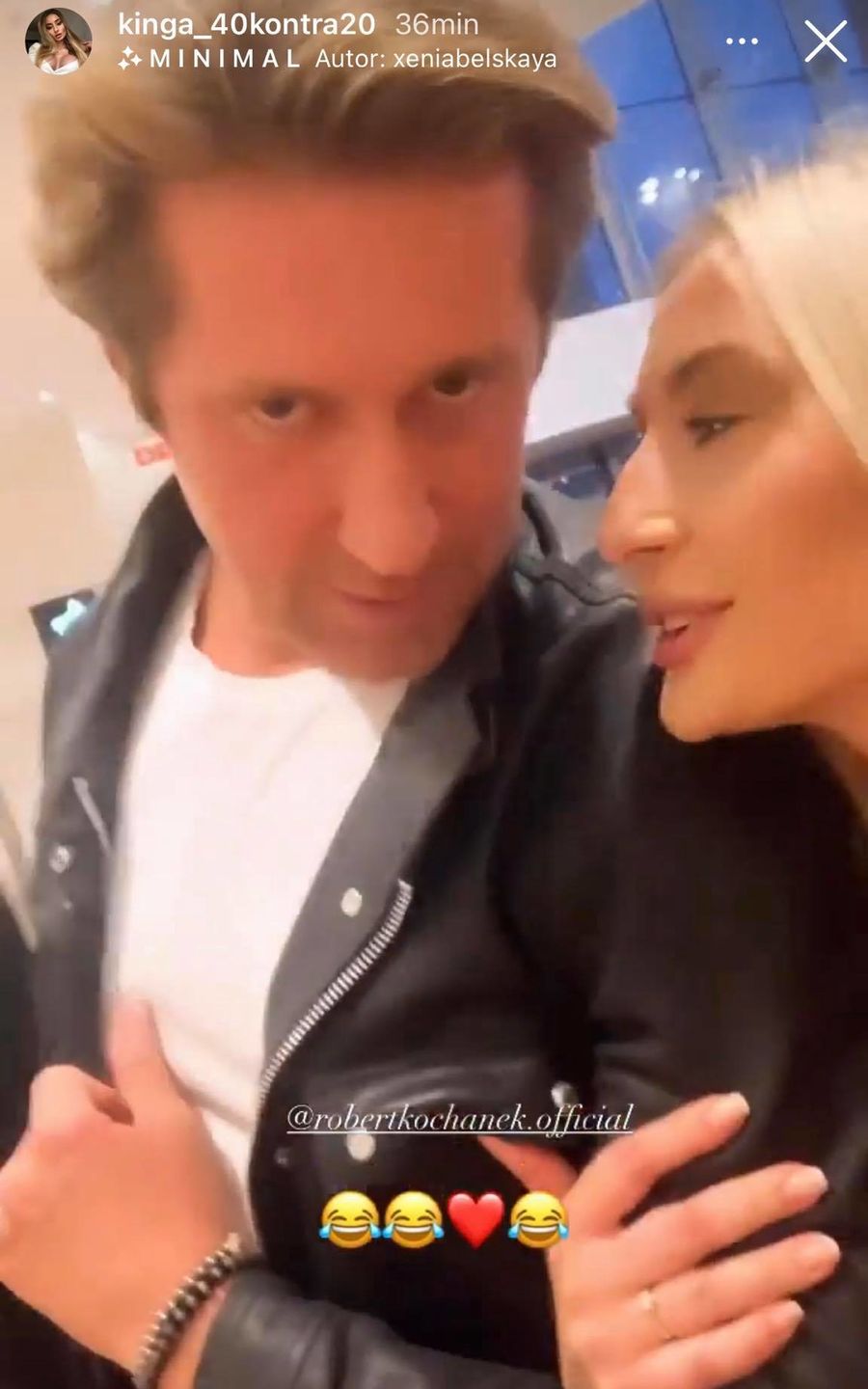Robert Kochanek i Kinga Zapadka flirtują w centrum handlowym
