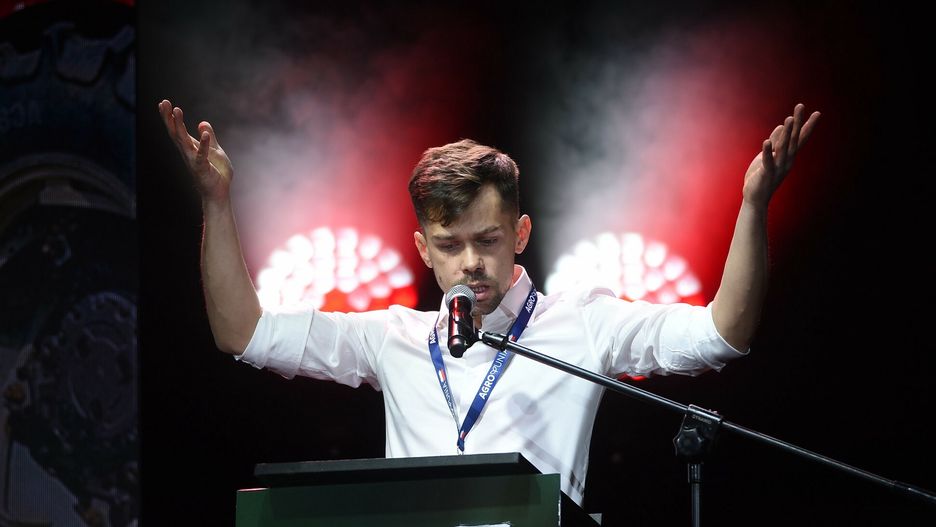 Konwencja programowa Agrounii04.12.2021 Warszawa Konwencja programowa Agrounii  fot. Zbyszek Kaczmarek/REPORTER n/z Michal KolodziejczakZbyszek Kaczmarek/REPORTER