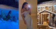 Tak wyglądały święta u Kardashianów: sztuczny śnieg, chatka z piernika, sanki z Paris Hilton i prywatny koncert (ZDJĘCIA)