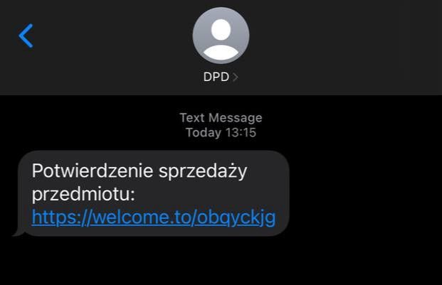 Fałszywa wiadomość o sprzedanym przedmiocie