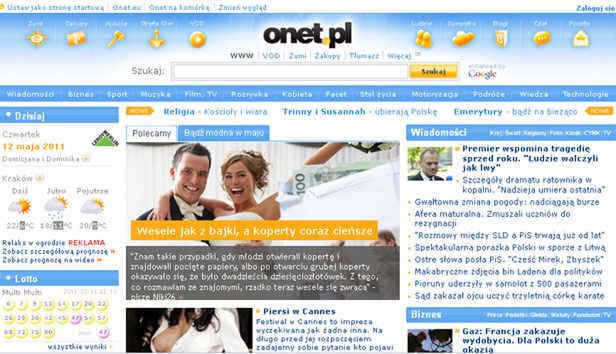 Wczoraj i dziś. Tak wyglądały przed laty znane strony WWW [TOP 10] 11