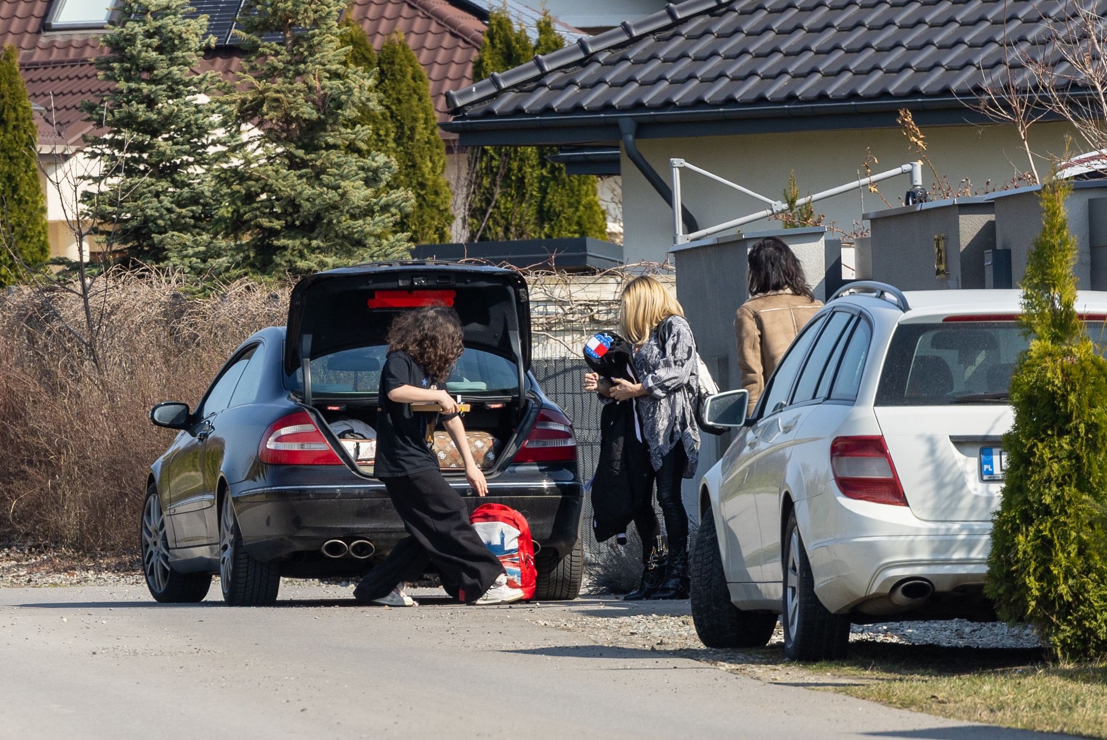 Beata Kozidrak z rodzinką