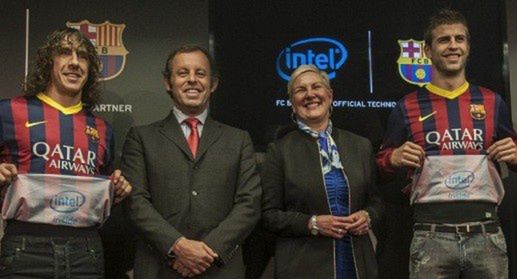 Intel partnerem FC Barcelony. Logo na lewej stronie koszulek (wideo)