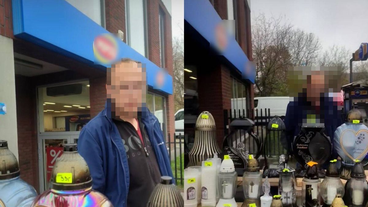 Nagranie z targowiska. Awantura ze sprzedawcą zniczy