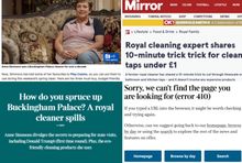 Media opisały zmyśloną historię królewskiej sprzątaczki. 