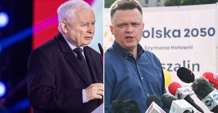 Kamiński i Wąsik będą próbowali wejść do Sejmu? Kaczyński ma plan na Hołownię